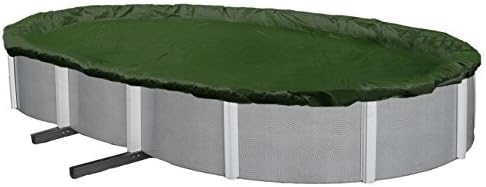 Above Ground Swimming Pool Winter Cover - 12 Year Warranty - 16' x 28' oval by Blue Wave Chemicals