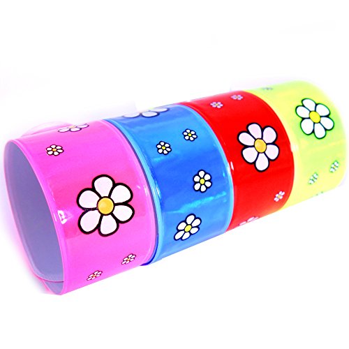 German Trendseller® – 12 x Blumen Schnapparmbänder ┃ Mitgebsel ┃ Kindergeburtstag ┃ 12 Stück - 3