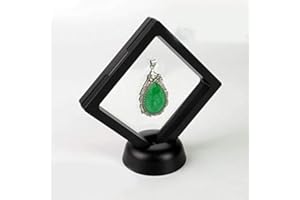 Ericetion Square 3D Album Floating Frame 7x7cm Coin Holder Box Collectibles Display Show Case Home Table Decorative Accessories