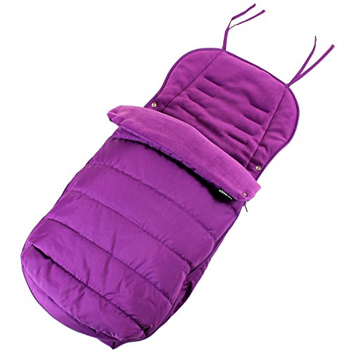 Universal Tippitoes Toto Stroller Large Luxury Foot-muff And Liner - Plum (Purple)