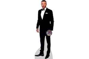 CELEBRITY CUTOUTS David Beckham (Black Suit) a grandezza naturale