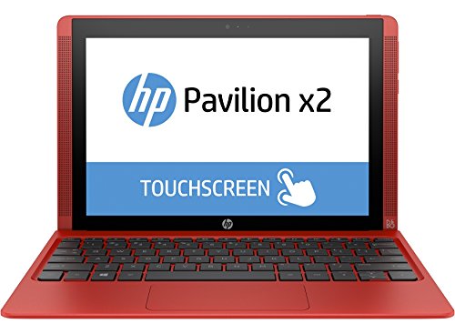 HP Pavilion x2 10-n102na  10 1 inch  Notebook PC Atom  Z8300  1 44GHz 2GB 32GB eMMC WLAN BT Webcam Windows 10 Home 64-bit HD Graphics  Sunset Red 