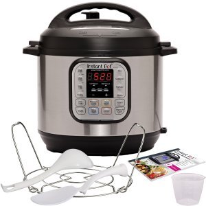 Instant Pot IP DUO 80 V2 8L 7 in 1 Elektrischer Schnellkochtopf, 1200 W, Kochtopf und Verkleidung aus Edelstahl - 8