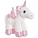 Produktbild Hogar y Mas Einhorn Plüsch mit Großen, Leuchtenden Augen, für Babys und Kinder. Design phantasievoll, mit Stil für Kinder - Haus und Mehr - Hell-pink