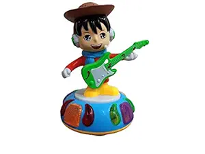 ALL IN ONE Dancing Guitar Boy Battery Operated Toy with Music and Lights for Kids