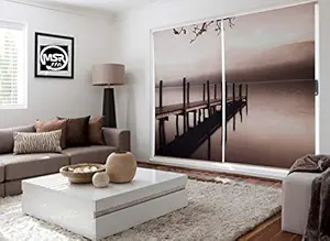 MSR 116 Digital Print Roller Blinds/Curtains and Shades for Home Furnishing(Balcony,Bedroom,Bathroom,Kitchen) etc. (99 cm(W) 130 cm(H))