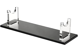 DONGKER Présentoir a Épées,Support de Sabre Horizontal Transparent en Acrylique pour Épées,Poignards,Baguettes et Objets de Collection,Décoration de Bureau en Forme de Batte de Baseball (Épée Non Incluse)