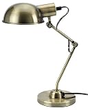Mathias 3480492 Té lámpara de escritorio E14 230V Oro Diámetro Latón 14.2 cm Altura 40.5 cm