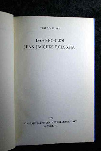 Das Problem Jean Jacques Rousseau