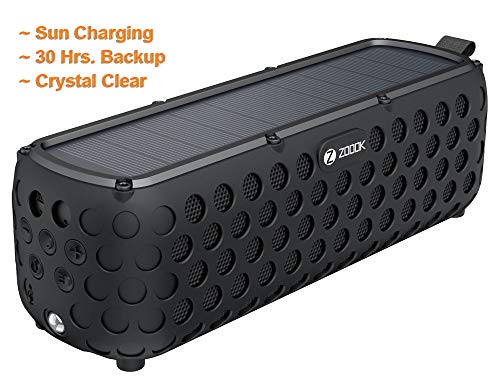 Zoook Solarmuse Bluetooth Speaker with 30hrs. of Music Playback and Solar Charging