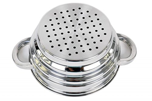 20cm Rostfrei Edelstahl Sieb Dampfer für Obst und Gemüse - 3