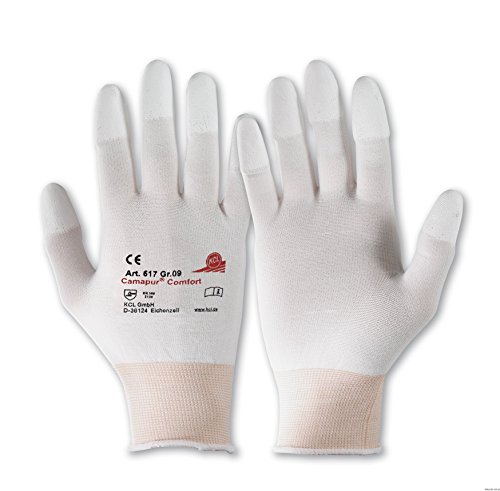 KCL Camapur Cut 618+ Dyneema® Größe 9 / Mechanische Schutzhandschuhe / Elegante Passform + Feinfühligkeit / Hohe mechanische Beständigkeit / Arbeitshandschuhe Grip Worker Handschuhe