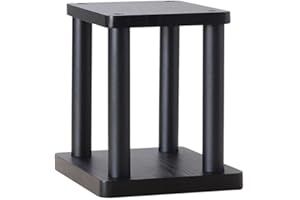 ZHENG HUI SHOP Supporto Per Diffusori Da Pavimento, Supporti Universali Per Diffusori, Supporto Per Diffusori Surround Da Teatro, Contiene Altoparlanti Satellitari E Da Scaffale ( Color : Black , Size : 40cm-D )