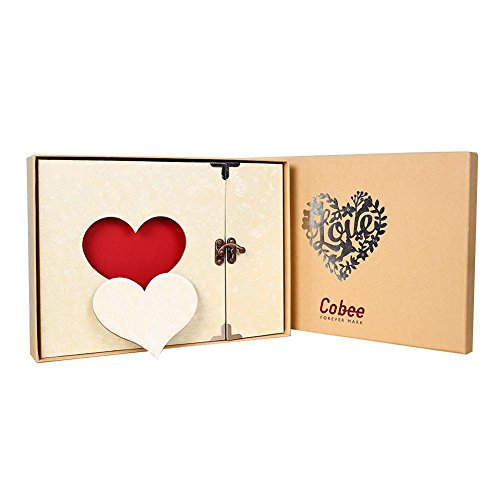 SOLEDI Kreative höhlte Herzform Fotoalbum Scrapbook Sticker Tagebuch Geschenk Multifarben (Style 2) - 7