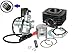 Produktbild Unbranded 70cc Racing Zylinder KIT VERGASER ECHOKE Set für GILERA Ice 50 Easy Moving Luft Zylinderkit