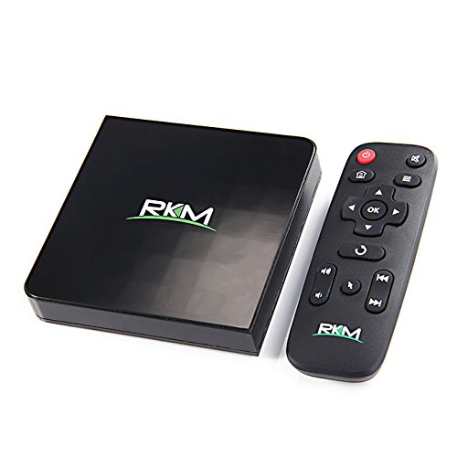 Rikomagic MK06 (8 GB) - Mini PC Ultra HD 4 K con Android 5.1, CPU Quad Core Amlogic s905, GPU Penta Core Mali 450, 1 GB de RAM DDR3, Wi-Fi, Gigabit Ethernet, Bluetooth, Kodi (XBMC) Media Player, vork onfigurierte para teclados externo