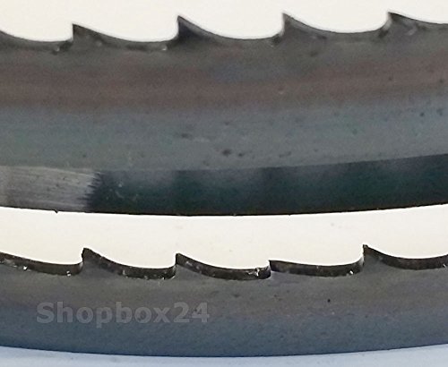 3 x Standard Sägeband Bandsägeband Bandsägeblatt Sägebänder 2240 mm x 8 mm x 0,65 mm x 6 Zähne pro Zoll , für Holz , Hartholz , Brennholz , Sperrholz , Quer- und Schweifschnitte , für Elektra Beckum , Metabo , Einhell , Güde , Atika , Westfalia u.v.m. - 5