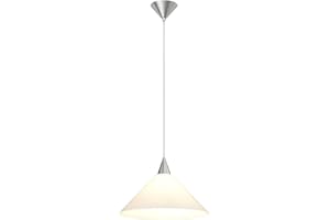 Lampada a sospensione 'Petra' dimmerabile (Moderno) colore Bianco, in Vetro ad es. Cucina (1 luce, E27) di Lindby | lampada a sospensione in vetro, lampada a sospensione, lampada a sospensione per