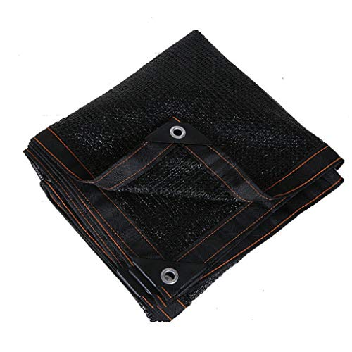 Preisvergleich Produktbild JHNEA Sichtschutznetz Sonnensegel mit öSen, GewäChshaus Gartennetze Schattierungsgewebe Sichtschutz Uv Schutz Sonnenschutz Schattiernetz für Den Gartenzaun Oder Balkon,Black_3x2.5m(10x8ft)