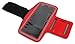 Produktbild DURAGADGET Rotes Fitness-Armband und Tasche mit kapazitivem Touchscreen-Fenster für 5.1" Samsung Galaxy S7 (Active) und 5.5" Galaxy S7 Edge Smartphones oder MP3-Player
