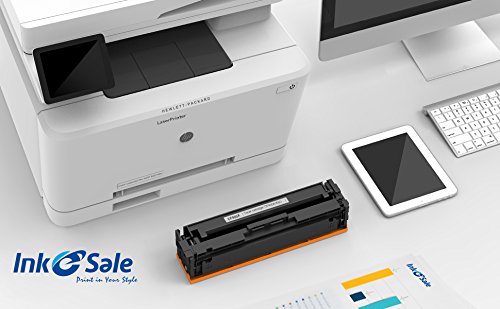 Ink E-Sale 4x Kompatible Tonerkartuschen zu HP 201X (CF400X) CF400X für HP Color LaserJet Pro M252n, M252dw, MFP M277n, MFP M277dw, M274n, M274dw Drucker schwarz ca. 2.800 Seiten, cyan, magenta, gelb ca. 2.300 Seiten - 7