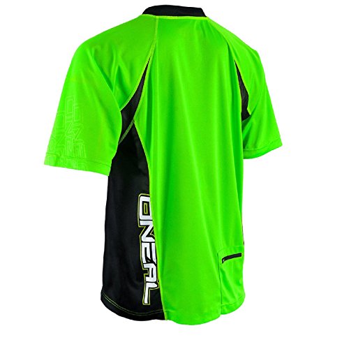 O’Neal Pin It kurzarm MTB DH Jersey Neon Grün Mountain Bike Downhill Fahrrad Trikot Shirt, 0087-90 - 3