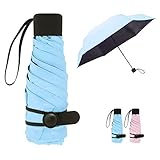 paraguas mini para regalar en bodas ☂【Estructura Robusta Anti-UV】☂: El marco del paraguas de fibra combinado con la estructura a prueba de viento, con 100 veces de los pliegues no dañan. La elasticidad de silicona de la banda del paraguas evita la incomodidad de no fijarse. Dimensiones extendida: 92*51cm.
