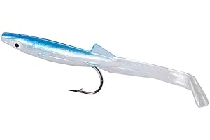 VWPEYY fish 6pcs / Set morbide Mare Anguilla Esche 80 Millimetri / 2.3g False Esca per la Pesca Paddle Tail cicerello Artificiali Esche