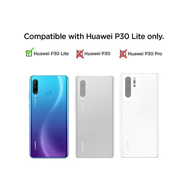 Spigen L39CS25740 Liquid Crystal Kompatibel mit Huawei P30 Lite Hülle Transparent TPU Silikon Handyhülle Durchsichtige Schutzhülle Case - Crystal Clear – Bild 3