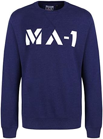 Modern Asthetics MA-1 Mens Dingo Crew Neck Printed Sweatshirt (3XL, Indigo)