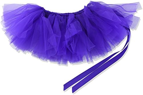PAWPATU Tulle Tutu for Dogs or Cats, Large, Dark Purple