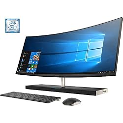 HP Envy Curved All-in-One -34-b100ns - Ordenador de sobremesa Todo en Uno QHD UltraWide 34" (Intel Core i7-8700T, 16 GB DDR4, HDD de 1 TB y 256 GB SSD, Nvidia GeForce GTX 1050 4 GB GDDR5, Windows 10)