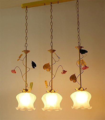 HOME-Warm pastoral creative aisles three small chandeliers, pendant