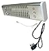 Produktbild Infra Red Radiant Wall Mounted Heater 600watt / 1.2kW by Brilan
