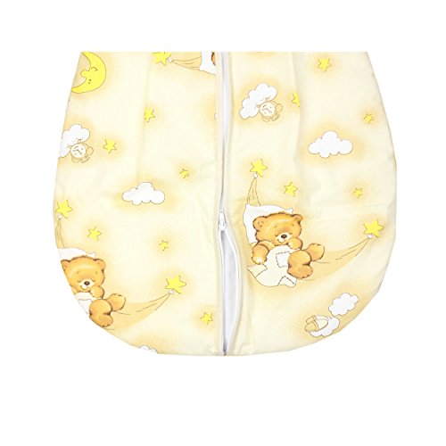 Baby Schlafsack Baumwolle Vierjahreszeiten Kinderschlafsack Wattierter Babyschlafsack ohne Ärmel Frühling Herbst Winter - 4