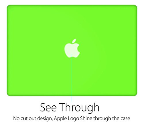 ues-limited 2 in1 glatten Soft-Touch-Matte Hard Shell Case mit EU/UK Version Silikon-Tastaturschutz für MacBook + Microfaser Wipe Tuch - 3