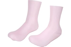 SONEW Calcetines Hidratantes de Silicona Suave, 2 Tamaños de Alta Elasticidad para Evitar Grietas Calcetines Hidratantes de Silicona para Hombres Y Mujeres(L)