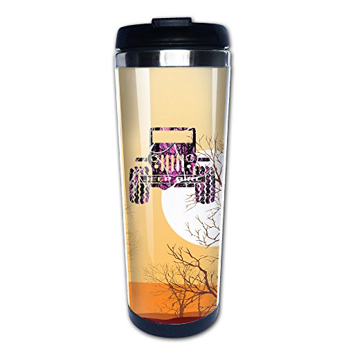 Preisvergleich Produktbild Poursoi Jeep Liberty 400ml Stainless Steel Coffee Mug by Poursoi