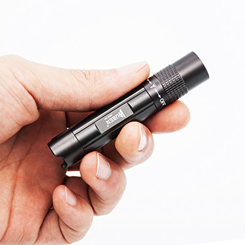 WUBEN Beste kleine Taschenlampe Höchste 150 Lumens Wirkliche Daten Leistungsfähige XPG2 LED-Schlüsselkette Fackel-Licht umfassen 10440 nachladbare Li-Ionbatterie USB-Aufladeeinheit wasserdichtes IPX8 E502 (Schwarz) - 5