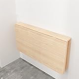 Mesa plegable, mesa de pared, mesa de comedor caducifolio de pared multiusos para restaurante, para proporcionarle espacio de trabajo o de comedor extra, se puede plegar cuando no se necesita