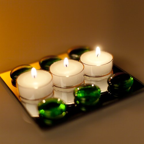 Eastland® 5 inch Square Beveled Mirror. Great for Table Centerpieces Set of 12 by Eastland - 2