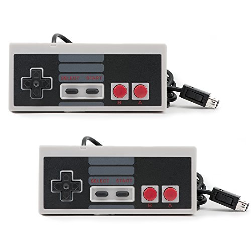 QUMOX 2X Gamepad Controller para Nintendo NES Classic Mini NES Joypad Cable 1 8 Metro