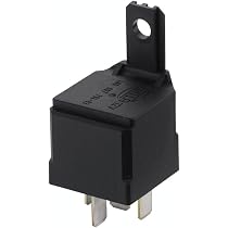Relais Démarrage à Froid HELLA 12V 5 Pôles - Pour Moteur Ventilateur Pompe Carburant - Noir
