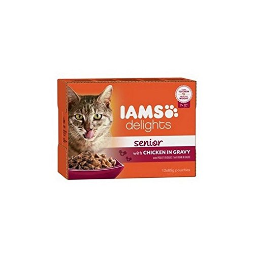 Preisvergleich Produktbild Iams Erfreut Senioren In Soße Katzenfutter 12 X 85G