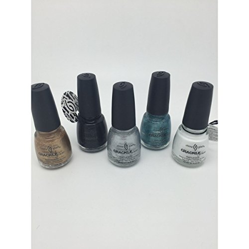 China Glaze Crackle-Nagellack, Farblich sortiert – 5er-Set - 2
