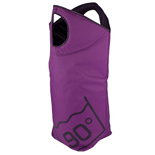 Tempracell Wäschekorb, Polyester, ca. 100 L Volumen, lila, 55 x 80 x27 cm - 2