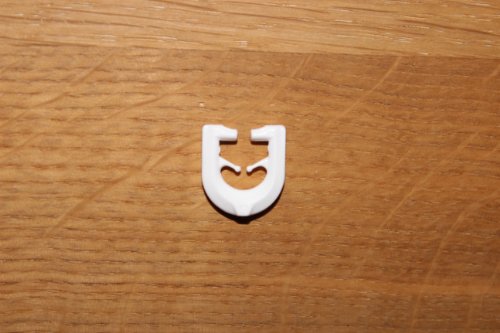 200 x T-Gleiter Gardinenschiene Gardinenhaken Gardinenzubehör für T-Schienen weiß 700 - 2