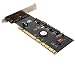 Produktbild Syba PCI-RAID-Controller (4 SATA-I/II-Ports, PCI-X, mit Silicon Image SiL3124-Chipsatz