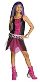 100% polyester KULTFAKTOR GmbH Monster High Spectra Vondergeist Kinderkostüm Lizenzware pink-schwarz 98/104 (3-4 Jahre)