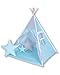 Produktbild Amilian® Tipi Spielzelt Zelt für Kinder T20 (Spielzelt mit Tipidecke/mit 3 x Sternkissen)